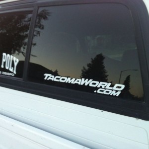 Finally repping the tw on my truck.