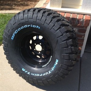 BFG KM2... 35x12.5. Four with wheels for $1250