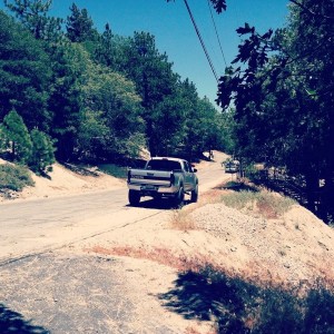 Up at the cabin