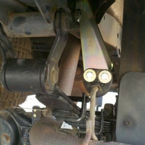 Exhaust relocate on just waiting for the carrier bearing drop to get the sh