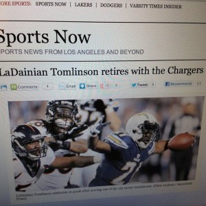 Just found out LT retires