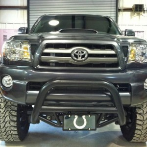 added the bull bar