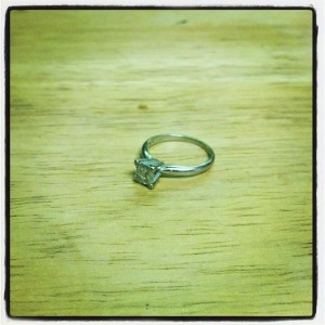 Got my ring back from my ex fiance.. gonna get it cleaned then figure out i