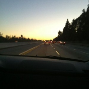 End to a long ass day! For once I am glad to be the passenger!