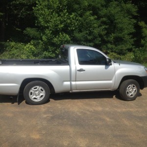 Lowered the back...with a couple hundred pounds of granite