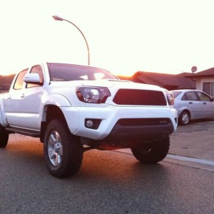 3'' readylift spacer lift and 1'' block in the rear