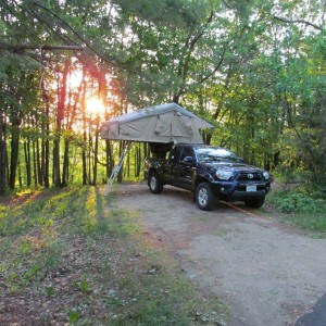 Sunset at Wildcat Mountain State Park