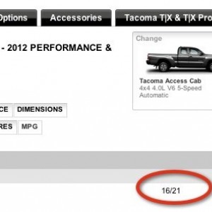 Compare prerunner vs 4x4 mpgs