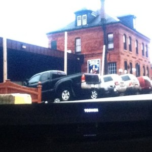 Tacoma at the beginning of the new Sam Adams commercial
