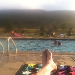 Chillin at the pool Like A Boss