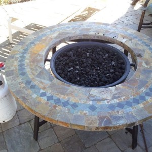 Just made this. It used to be a wood pit, now its propane. Spent all of $60