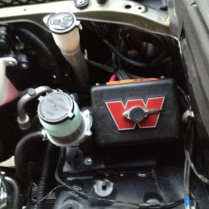 Winch controller relocated