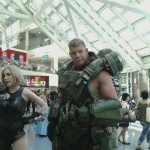 At anime expo in L.A. Convention center..guy from avatar the movie..