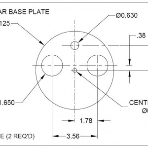 Daystar Air Bag Base Plate