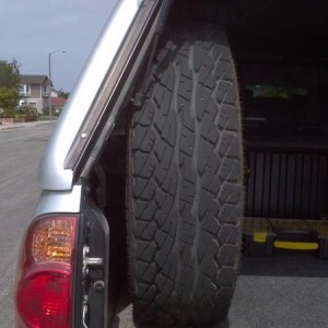 Metal Miller Spare Tire Mount