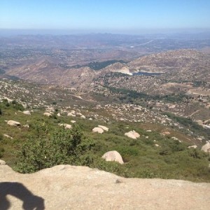 On top of potato chip rock :cool: