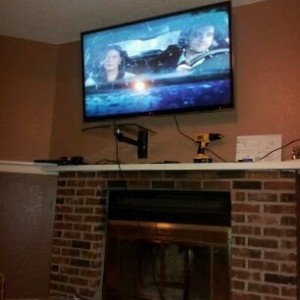 Carpet installed, new couches in and TV mounted finally! Now time to work o