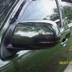 Smoked mirror blinkers