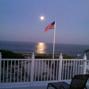 Perfect ending to perfect day at the beach
