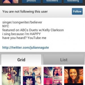 Should I feel special that this girl follows me now? Lol