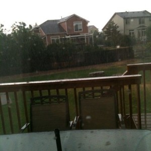 It's a about damn time it rained