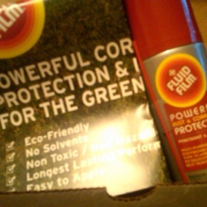 Just found a present in my mailbox. Thanks fluid film! Time to put this stu