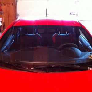This one had the glass side half of the "Velcro" painted black as