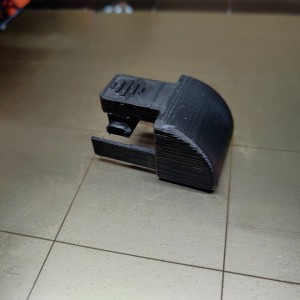 Bed rail end cap