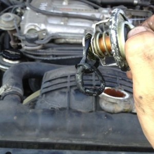 Knew that thermostat was sticking lol