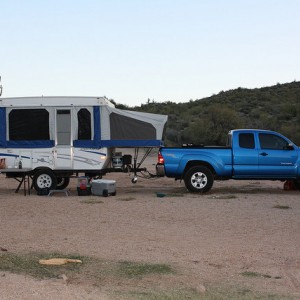 Old 2007 Tacoma and Trailer