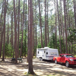 First trailer camping trip to Cathedral Pines