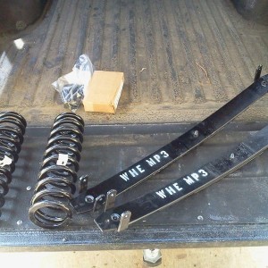 OME 880 coils and wheeler 3 leaf aal came in today. Ahhhh yeahhh This pictu