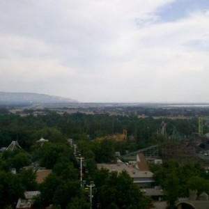 Got a pic from the top of a ride
