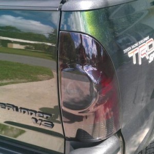 smoked tail lights with VHT Nightshades