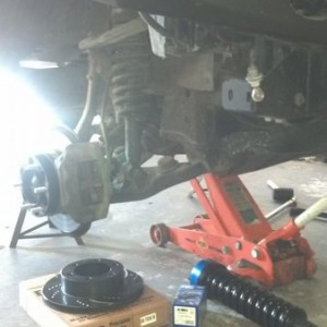 Truck is getting some love finally. :) hopefully rear gets some love tomorr