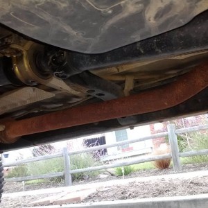 If I were to clamp a flowmaster 10 right at the bend.....would it be okay?