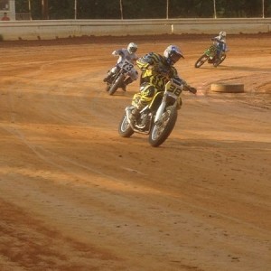 Bikes came to run at the microsprint track