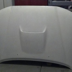 05-11 tacoma VIS carbon hood painted