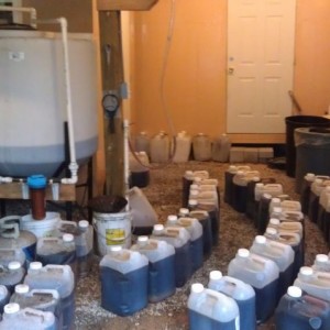 Making bio diesel from cooking oil