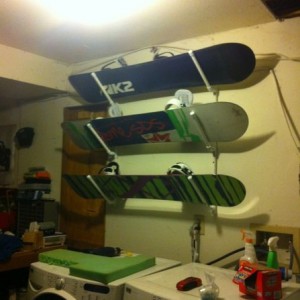 Annnnd snow board rack