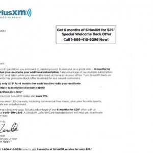 XM Sirius