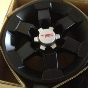 Black FJ TRD Wheels