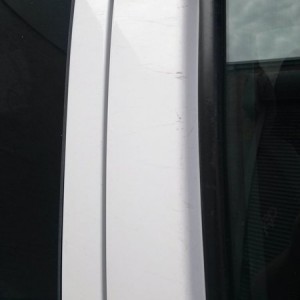 Love white. My trucks trashed, but you can't see jack