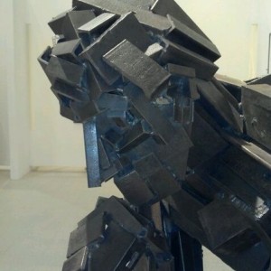 Made completely of angle iron.