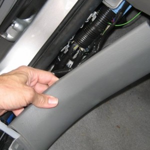 kick panel removal