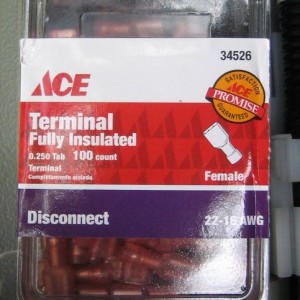 wire terminals, insulated
