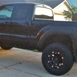 7/23/12 new 17" rims & 35" tires installed