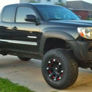 7/23/12 new 17" rims & 35" tires installed