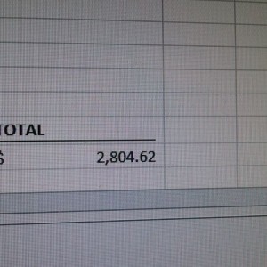 Fuel costs so far this year!