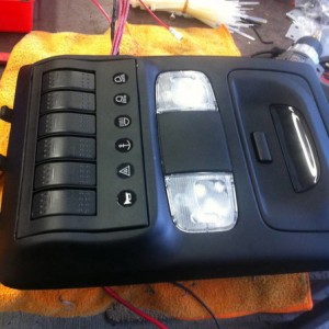 Panel switches all wired, labels installed